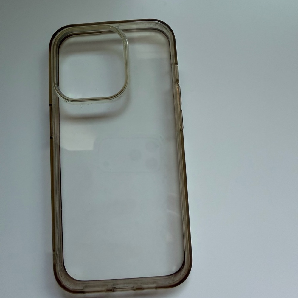 Taylor Swift Clear and Tan Phone Case